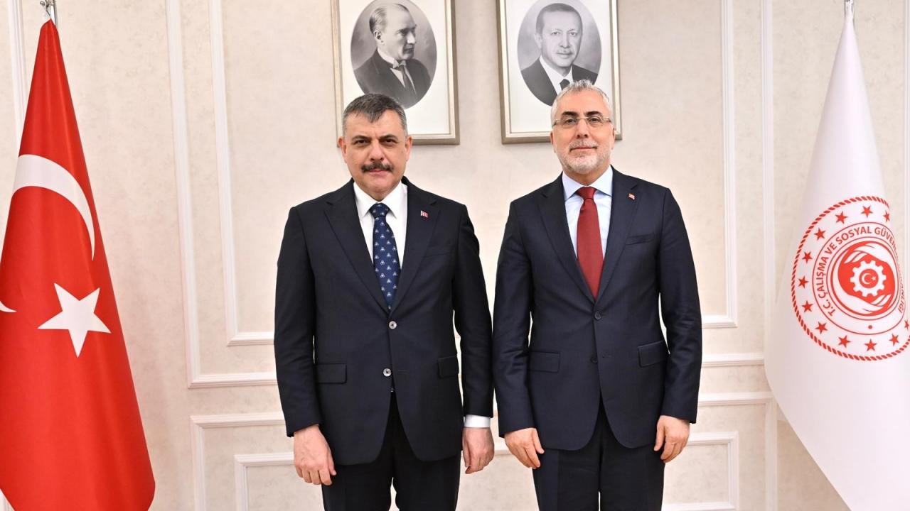 Bakan Çiftçi, Bakan Işıkhan’ı ziyaret etti