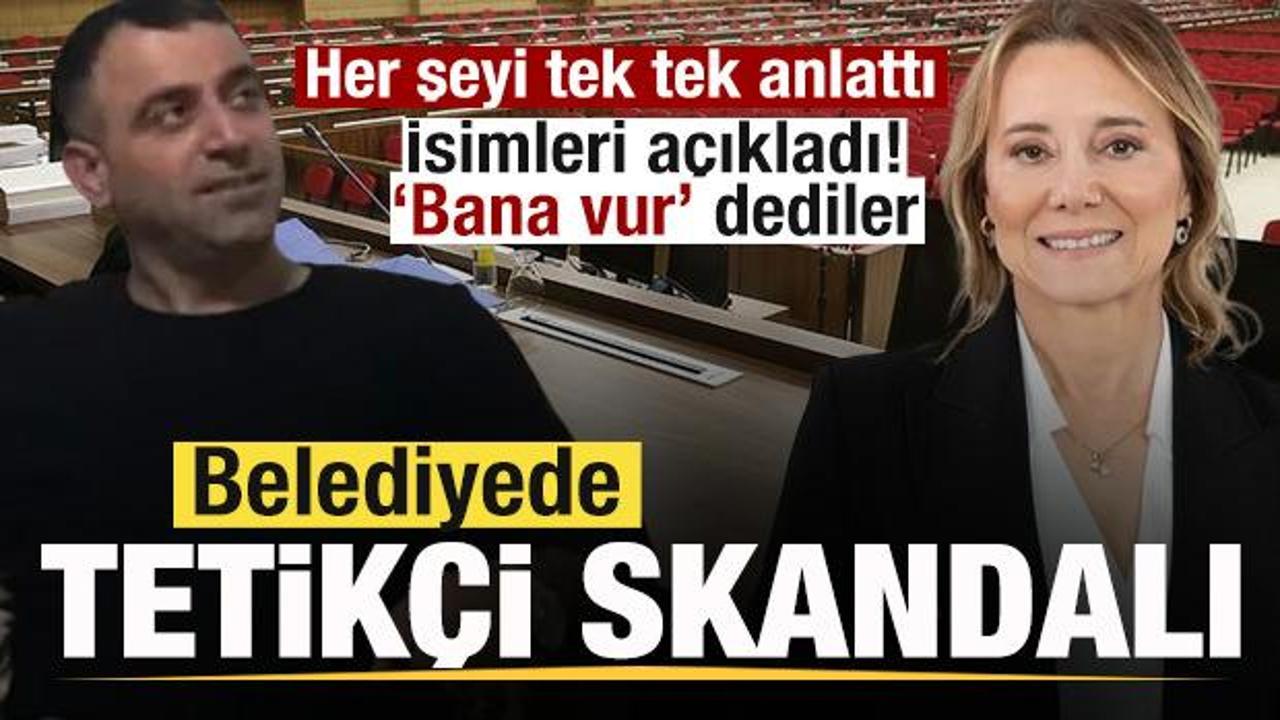 Belediyede tetikçi skandalı! Planı tek tek anlattı! İsimleri açıkladı! ‘Bana vur’ dediler