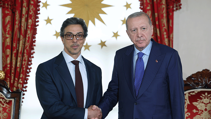 Cumhurbaşkanı Erdoğan, Al Nahyan'ı kabul etti