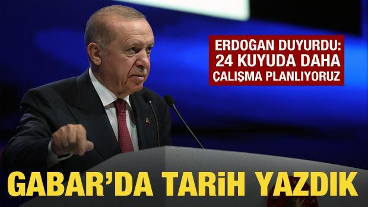 Cumhurbaşkanı Erdoğan: Gabar’da tarih yazdık!