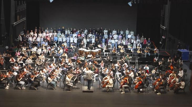 Cumhurbaşkanlığı Çocuk Orkestrası ve Korosu'ndan 19 Mayıs’a özel dev konser