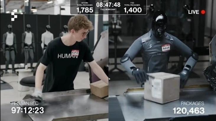 İnsan ve Robot arasındaki paket kontrol yarışmasının kazananı belli oldu