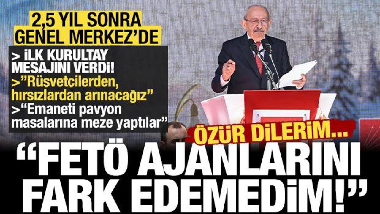 Kılıçdaroğlu 2,5 yıl sonra ilk kez Genel Merkez’de! ‘FETÖ talimatıyla kumpas kurdular’