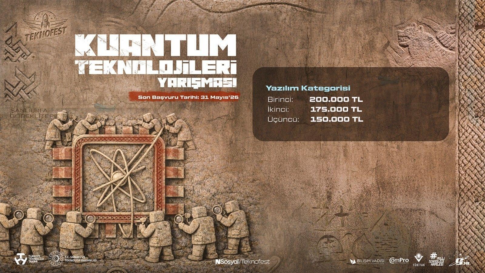 Kuantum Teknolojileri Yarışması Yazılım Kategorisi başvuruları devam ediyor