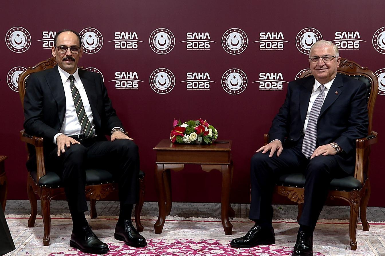 Milli Savunma Bakanı Güler, MİT Başkanı Kalın ile görüştü
