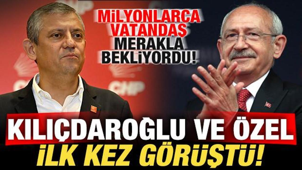 Milyonlarca vatandaş merakla bekliyordu! Özgür Özel ve Kılıçdaroğlu’dan ilk görüşme