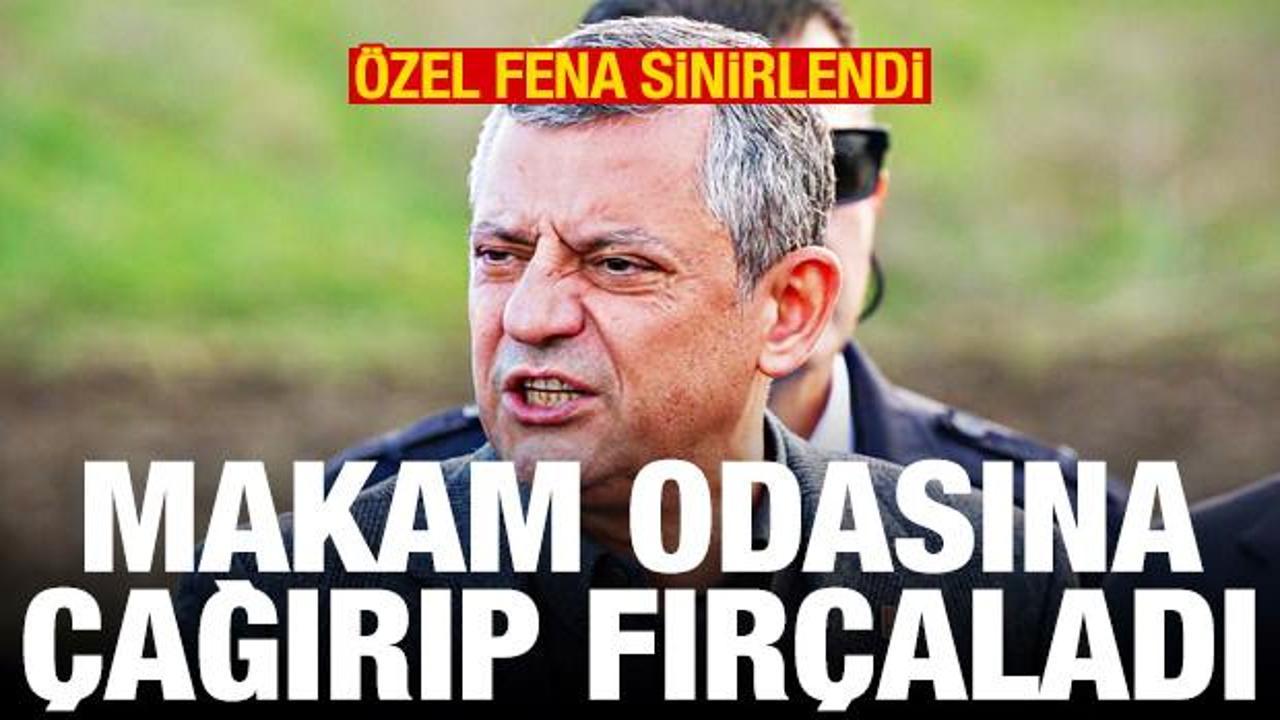 Özgür Özel bazı CHP’lileri makam odasında fırçaladı