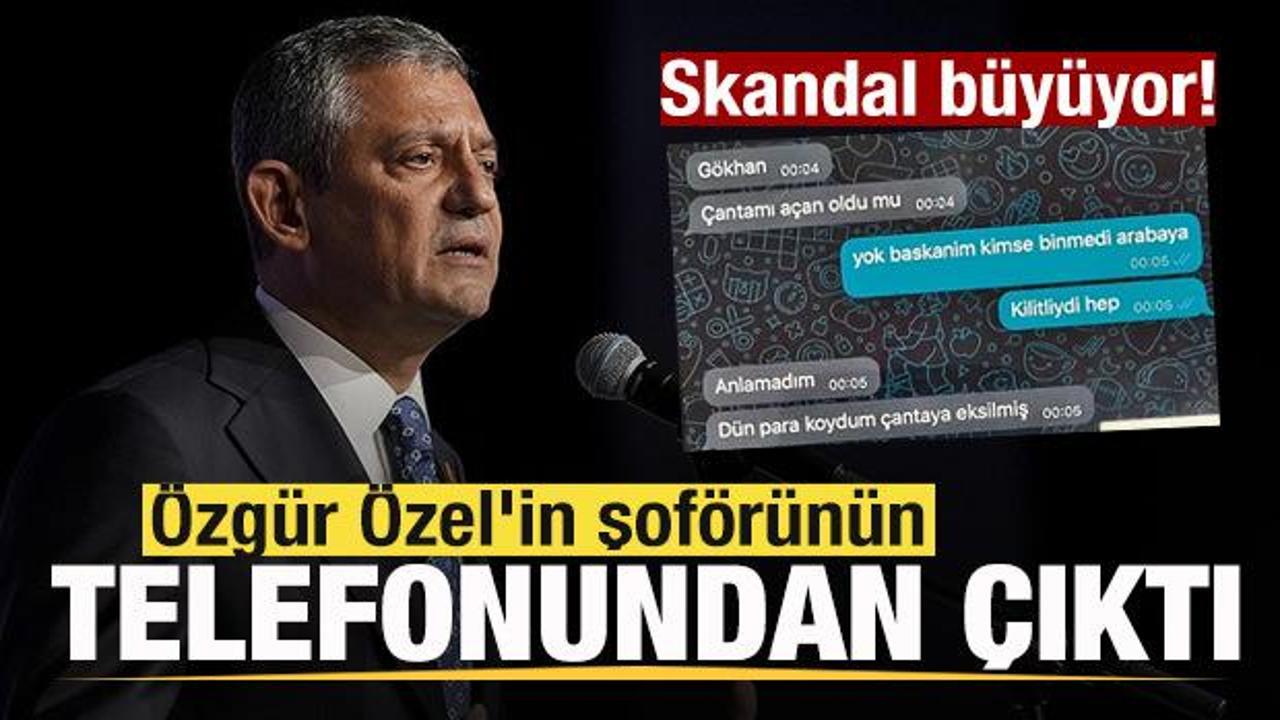 Özgür Özel’in şoförünün telefonundan çıkanlar şoke etti! Skandal büyüyor