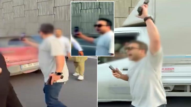 Trafikte tartıştığı kişinin önünü kesen polis, silahını çekti: Sana hayatında yazılabilecek en ağır cezayı yazacağım