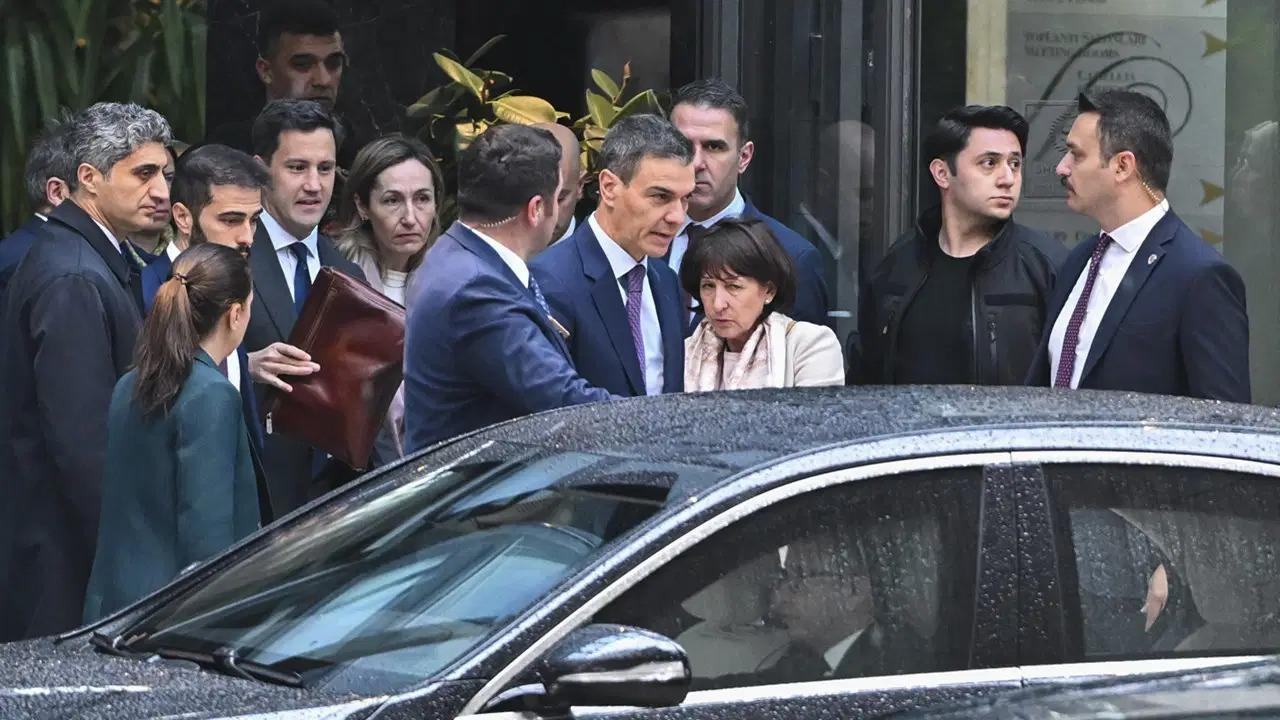 Uçağı acil iniş yapmıştı, Sanchez, Ankara’dan ayrıldı!