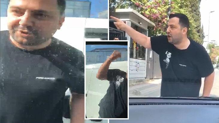 Üsküdar’da "maganda" dehşeti! Aracın önünü kesti, camı yumruklayıp "Karakola gel" diye bağırdı