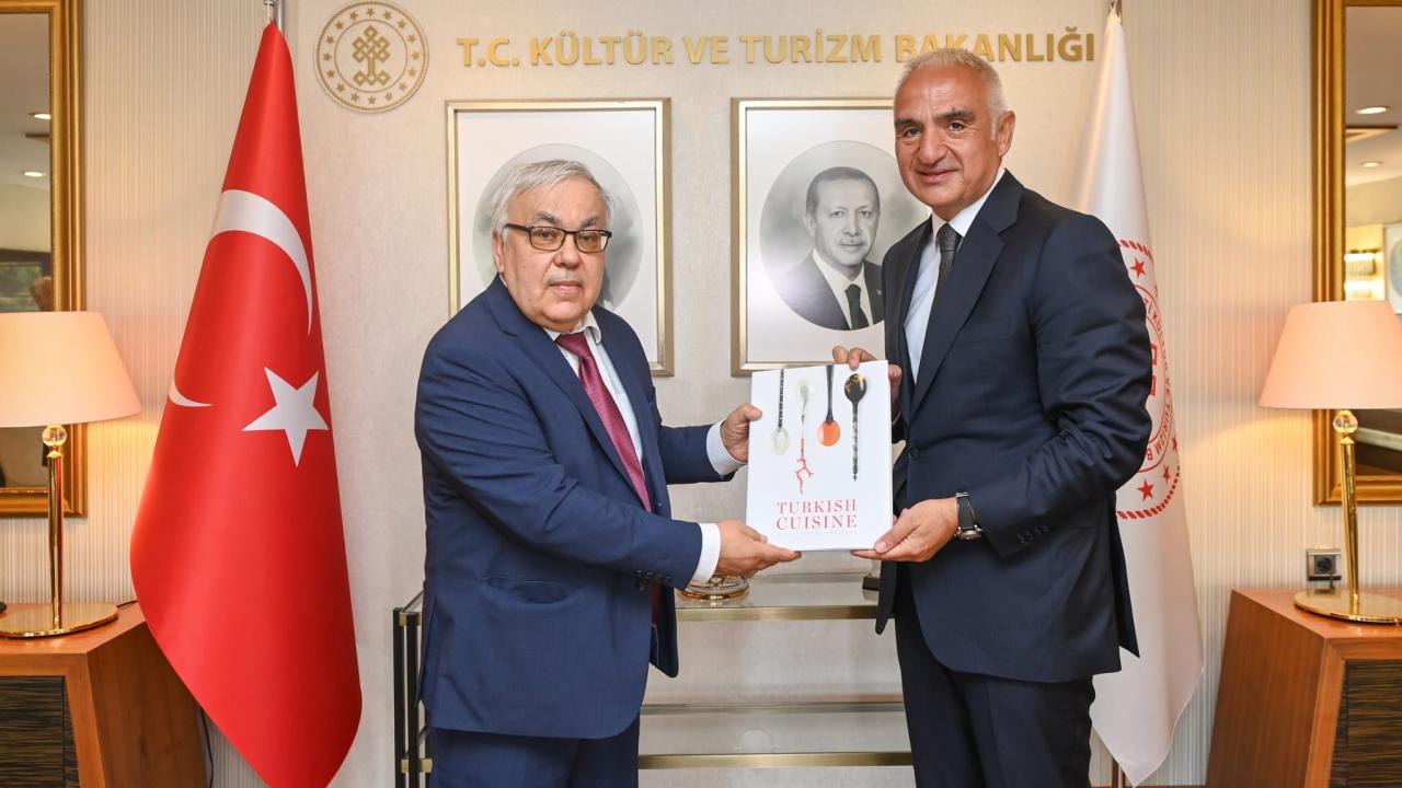 Bakan Ersoy, Rusya Büyükelçisi Verşinin’i kabul etti