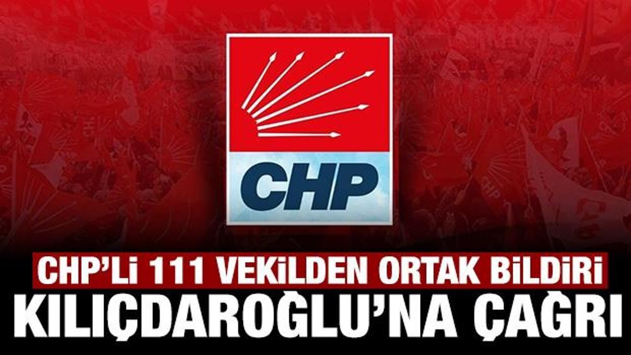 CHP milletvekillerinden olağanüstü kurultay çağrısı: 111 vekil imza attı
