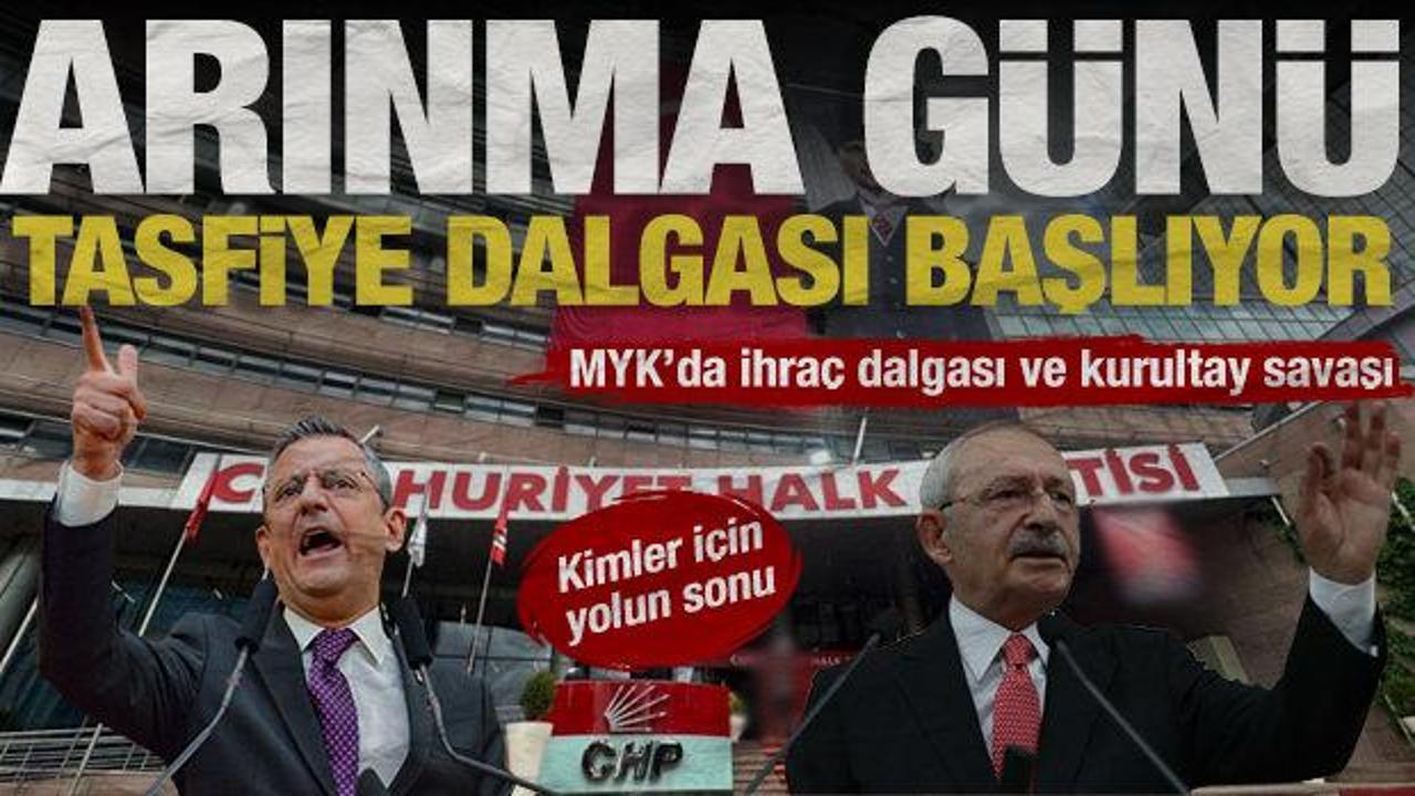 CHP’de büyük hesaplaşma günü: MYK’da ihraç dalgası ve kurultay savaşı
