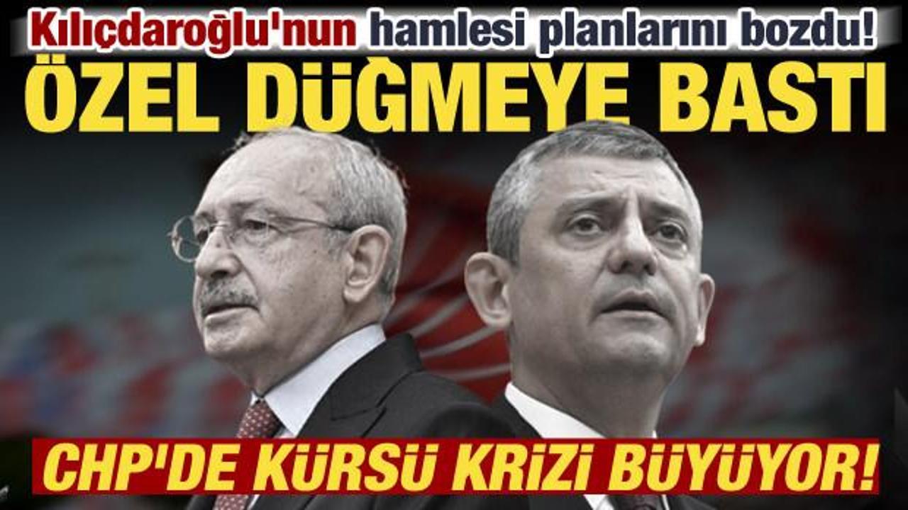CHP’de grup toplantısı krizi! Kılıçdaroğlu’ndan sonra Özel’den jet hamle: Ben yapacağım