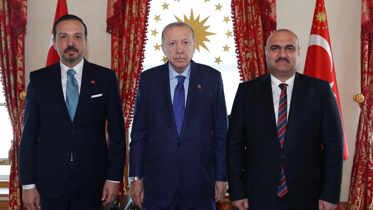 Cumhurbaşkanı Erdoğan, Kerkük Valisi’ni kabul etti