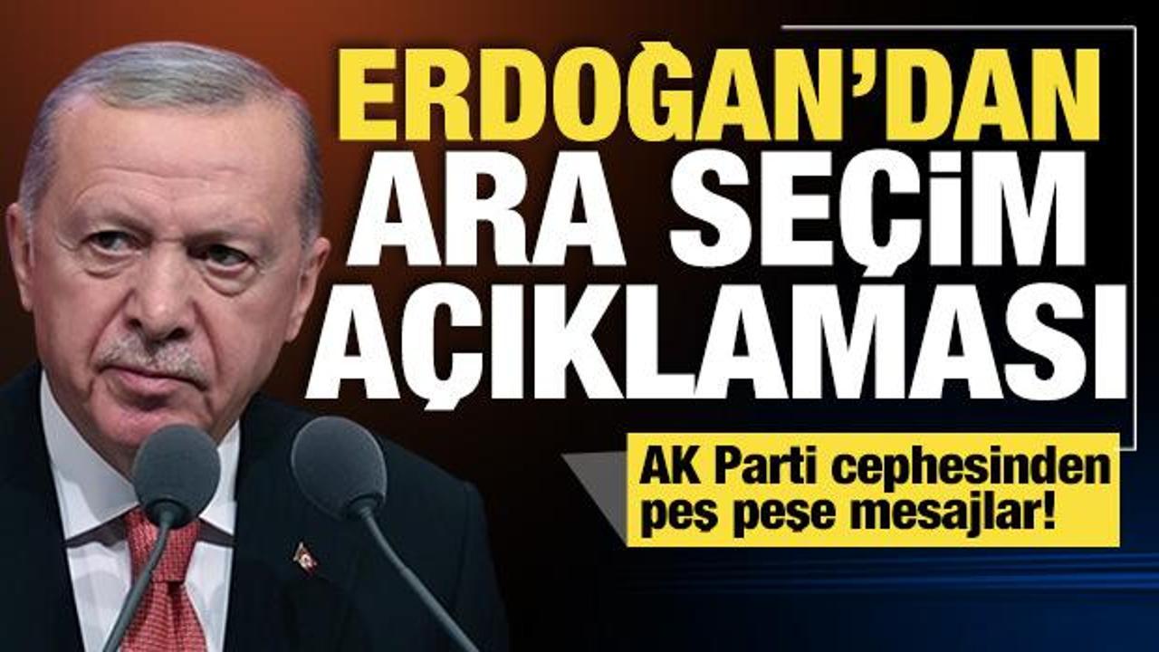 Erdoğan’dan ara seçim sonuçları sonrası ilk açıklama: Ezici üstünlükle sonuçlandı