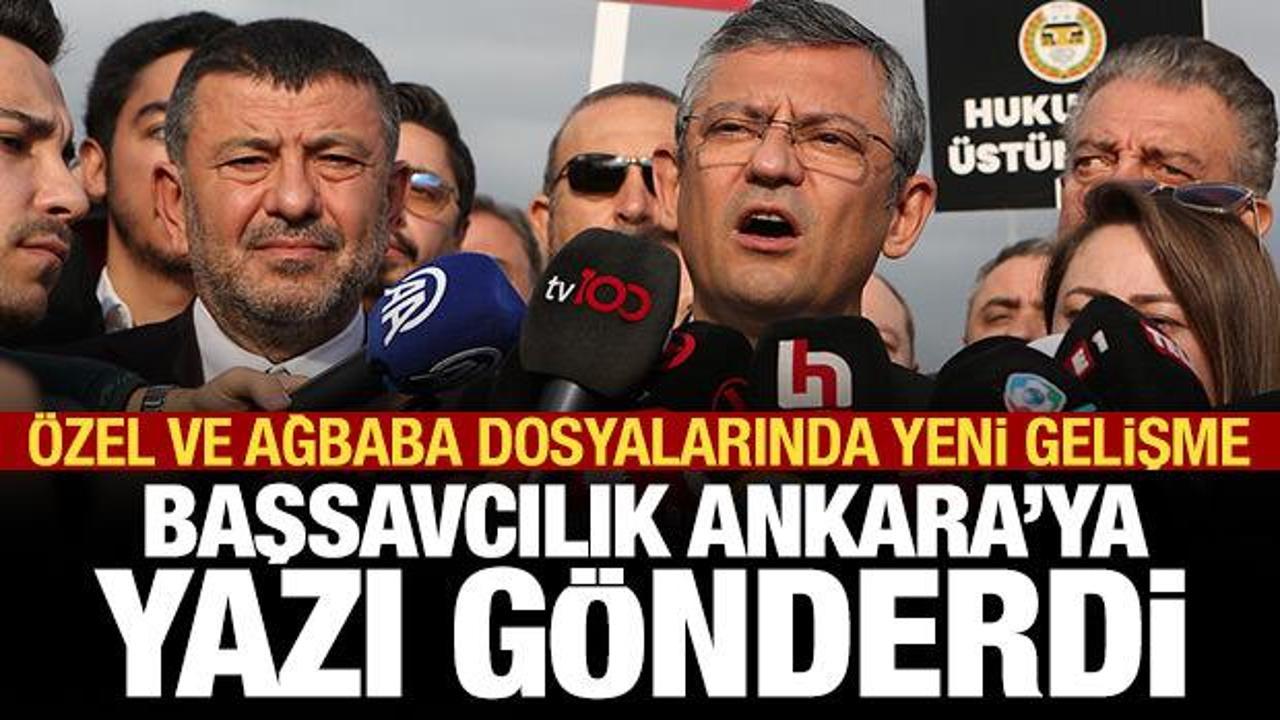 Özgür Özel ve Veli Ağbaba’ya fezlekeyle ilgili dosya Ankara’ya gönderildi
