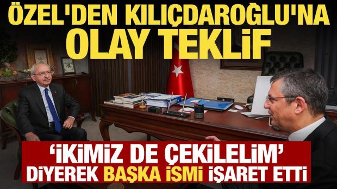 Özgür Özel’in Kılıçdaroğlu’na teklifi ortaya çıktı: İkimiz de çekilelim o yönetsin!