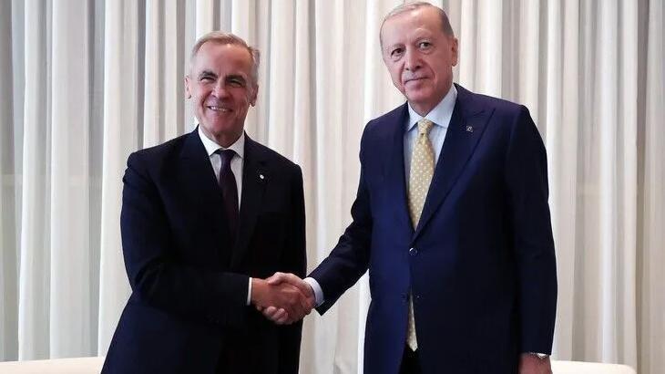 Cumhurbaşkanı Erdoğan, Kanada Başbakanı Carney ile görüştü