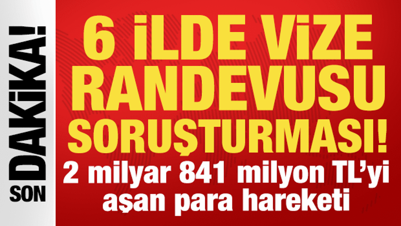 41 bin kişiyi böyle tuzağa düşürdüler: Vize randevusunda 918 milyon liralık soygun