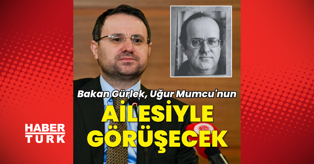 Adalet Bakanı Akın Gürlek, Uğur Mumcu’nun ailesiyle görüşecek