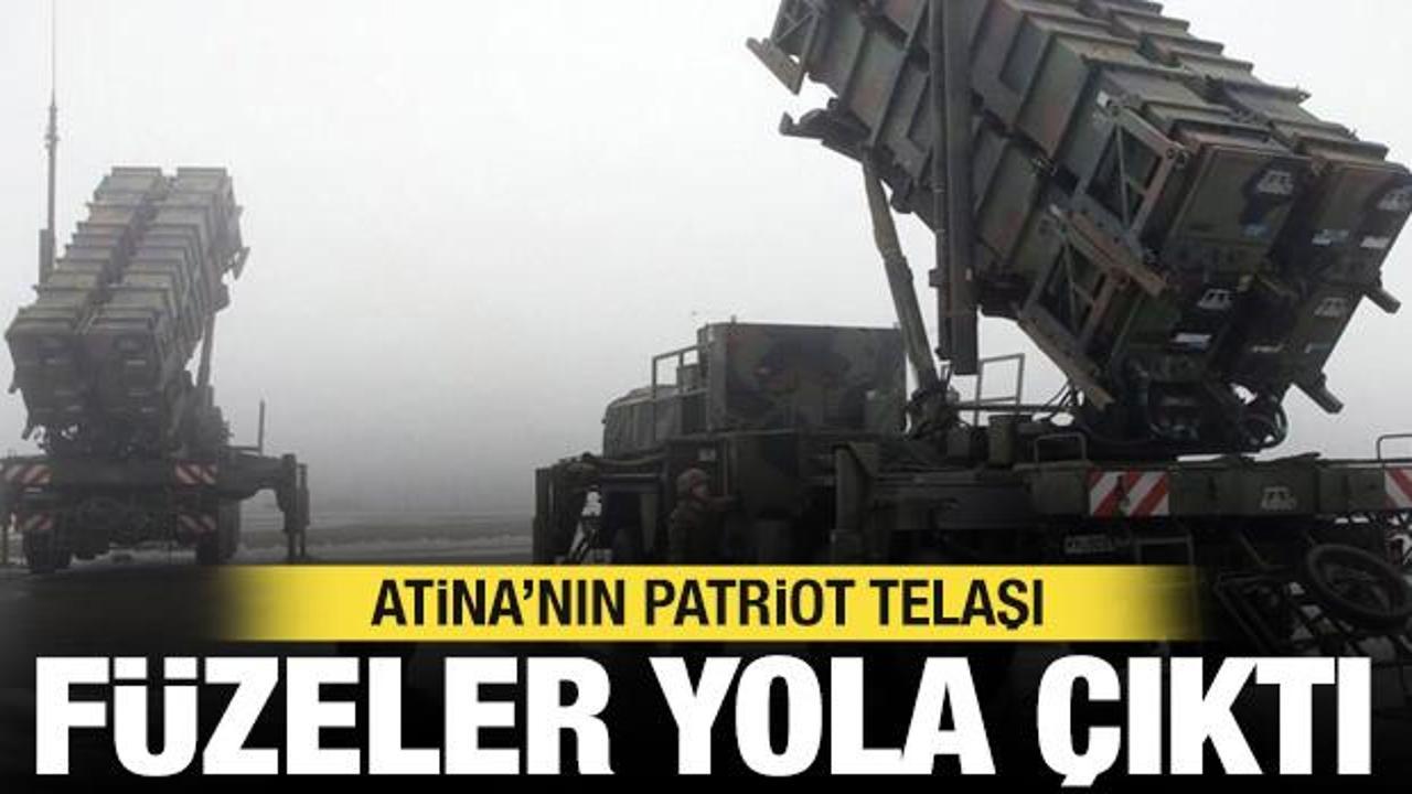 Atina’nın Patriot telaşı: Füzeler sabah saatlerinde yola çıktı