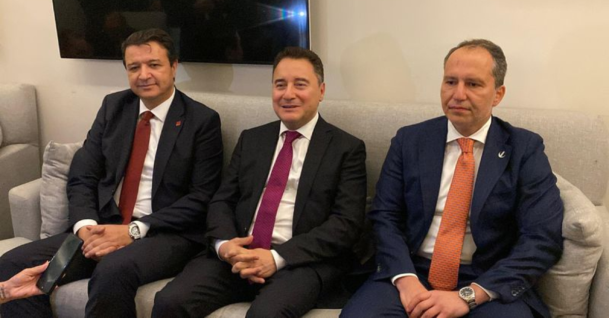 Babacan, Arıkan ve Erbakan’dan ittifak mesajı