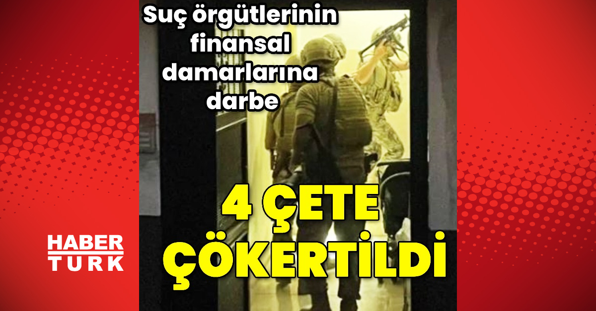Bakan Gürlek: 4 suç örgütü soruşturmasında 818 şüphelinin varlıklarına el konuldu