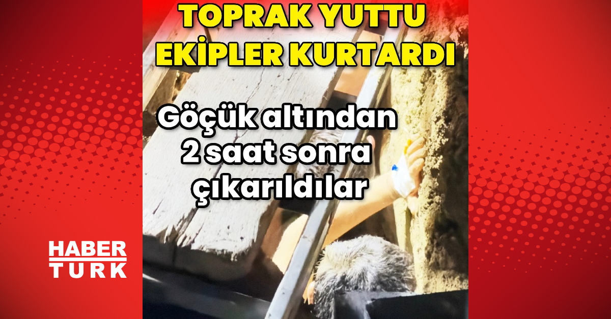 Bartın’da su kuyusu kazarken toprak altında kalan iki kişi kurtarıldı