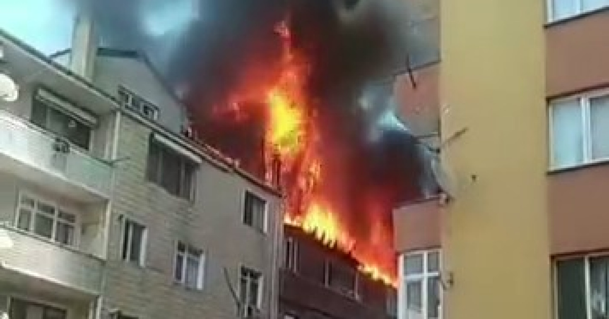 Gaziosmanpaşa’da yangın sonrası dairede bir kişinin yanmış cansız bedeni bulundu