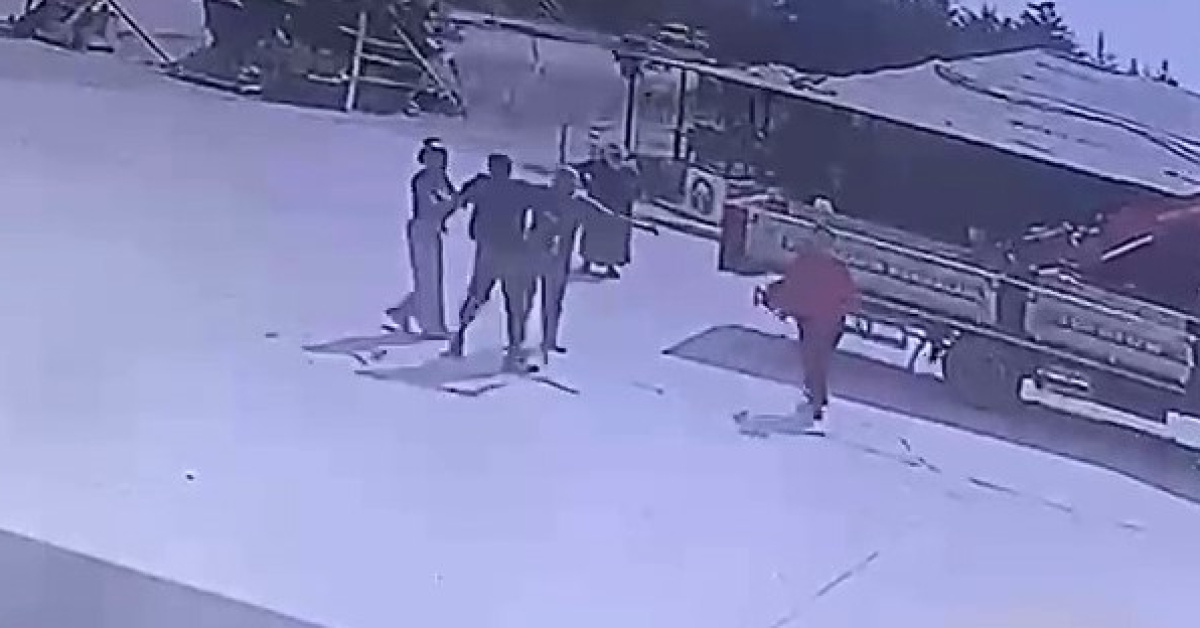 Genç kadının silah zoruyla kaçırılma anlarına ait görüntüler ortaya çıktı!