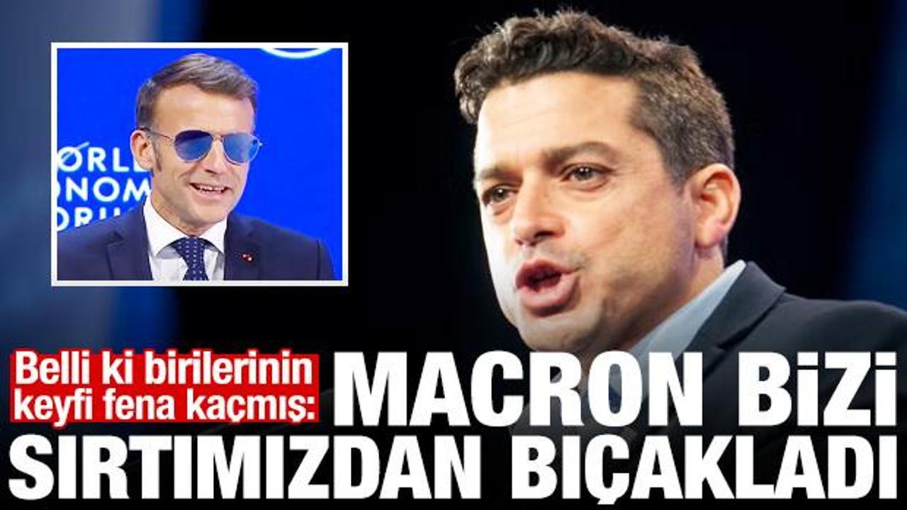 İsrailli Bakan: Macron bizi sırtımızdan bıçakladı