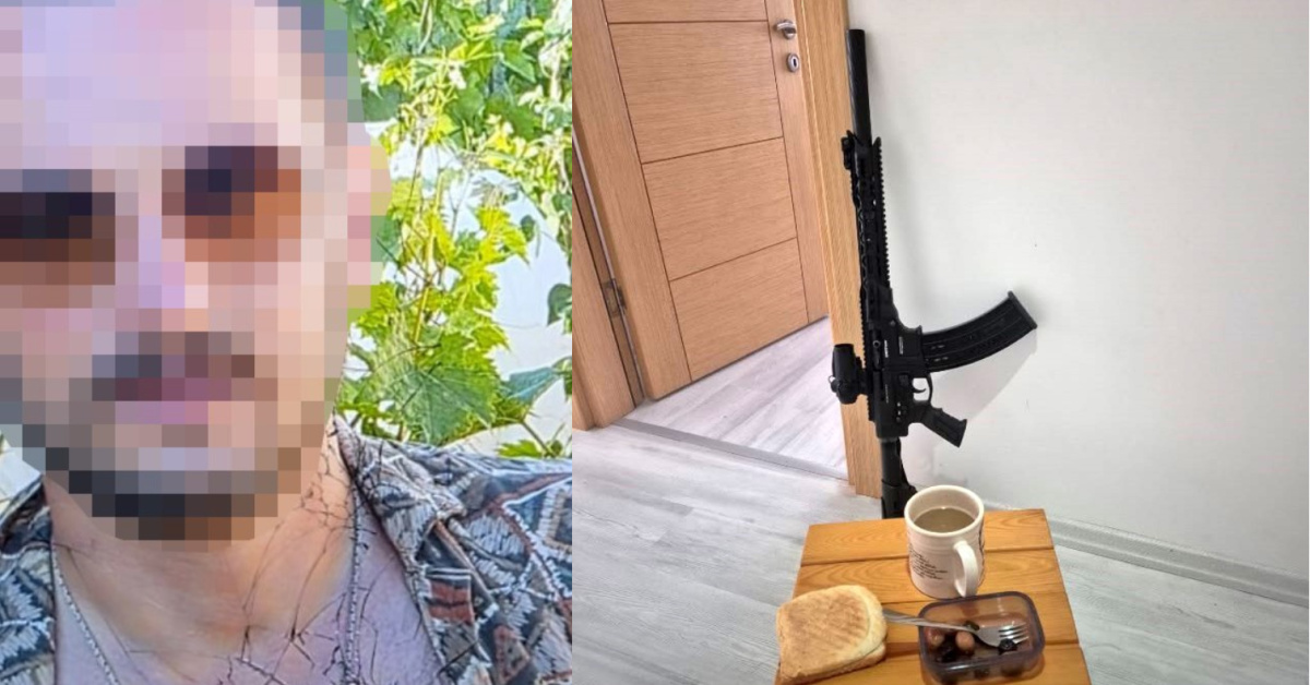 Kendisini eve kilitledi, 4 gün sonra teslim oldu!