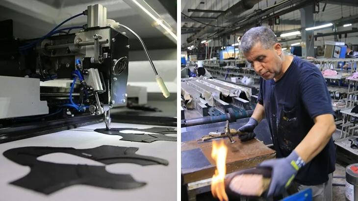 Manisa’da geliştirilen yapay zeka destekli makine, ayakkabı üretimini 10 kat artırdı