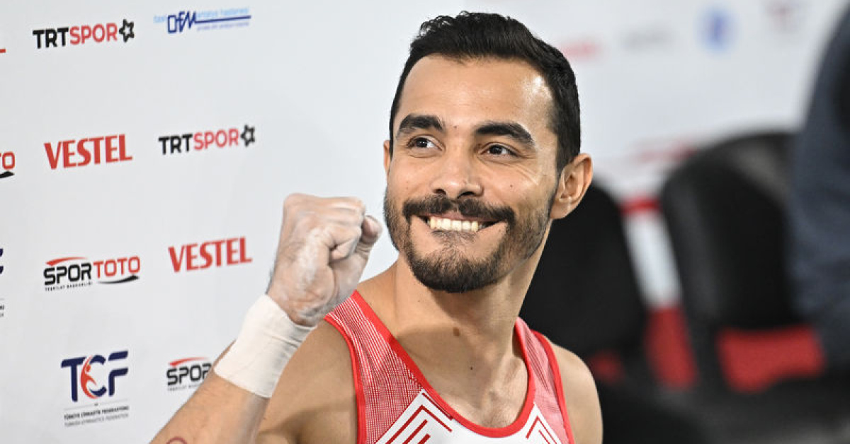 Milli cimnastikçi Ferhat Arıcan, Avrupa ikincisi oldu