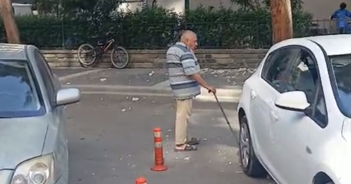 Samsun’da güvenlik önlemi alınan yol trafiğe kapatıldı