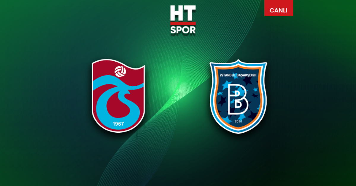 Trabzonspor – Başakşehir maçı canlı anlatım – Süper Lig 2. hafta maç skoru ve önemli pozisyonlar