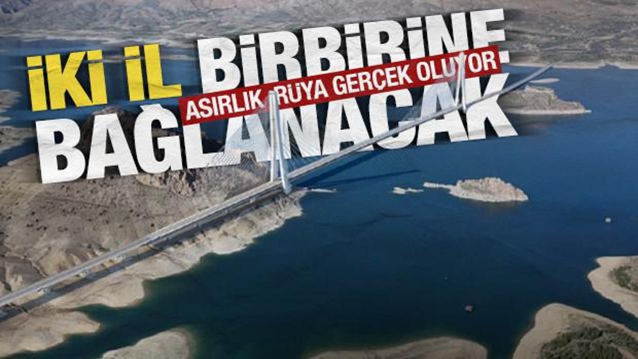 Tunceli ve Elazığ’ı bağlayacak dev proje Pertek Köprüsü için tarih verildi