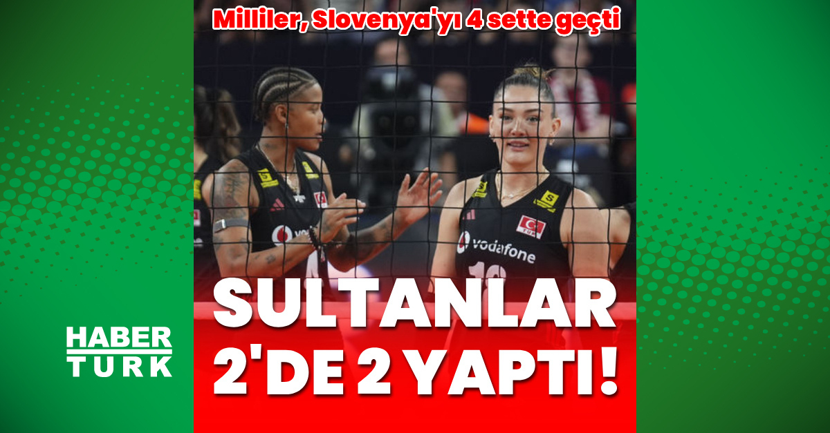 Türkiye – Slovenya: 3-1 (MAÇ SONUCU) – Filenin Sultanları Avrupa Şampiyonası’nda 2’de 2 yaptı!