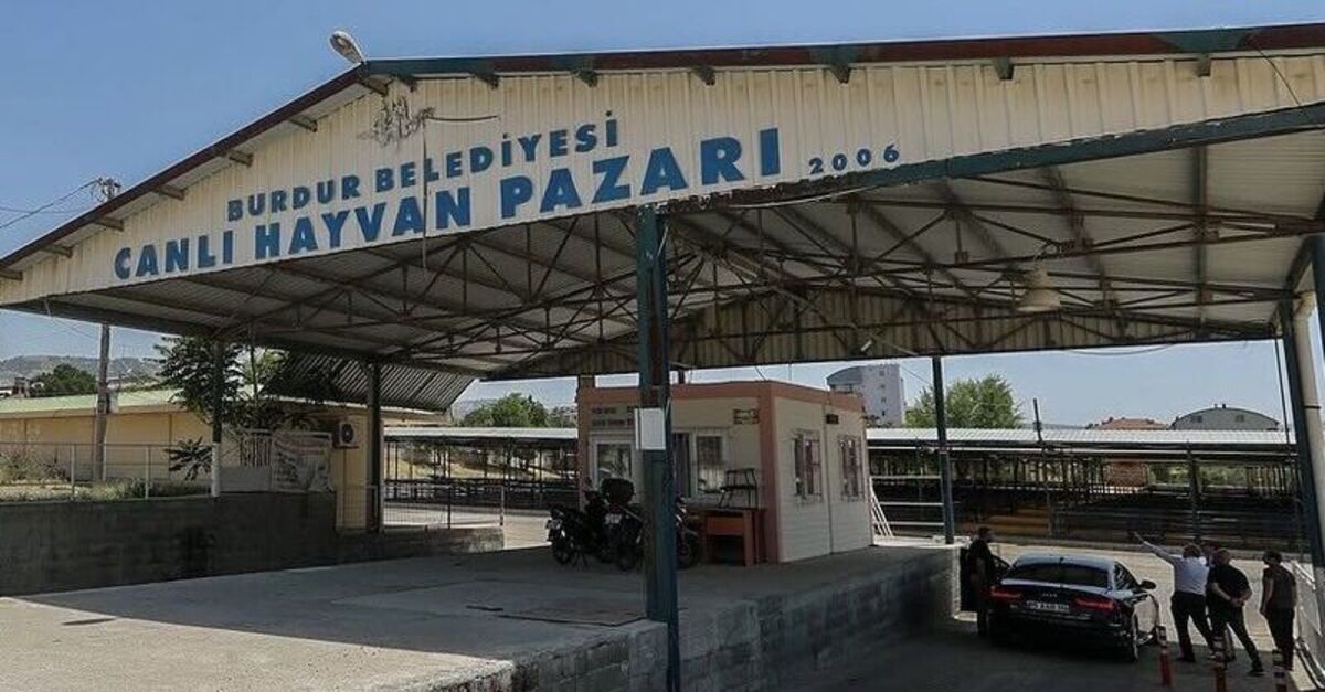 Burdur’da hayvan pazarı şap hastalığı nedeniyle kapatıldı