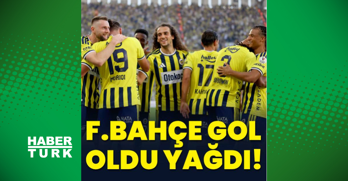 Fenerbahçe Kadıköy’de gol oldu yağdı! Lig tarihindeki en farklı galibiyet