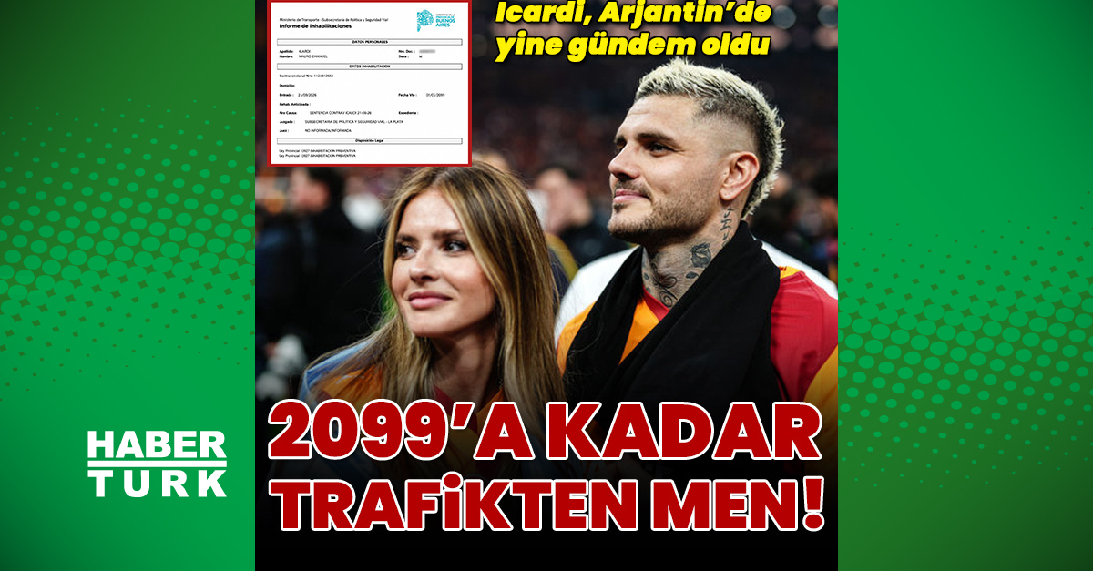 Icardi 2099’a kadar trafikten men edildi!