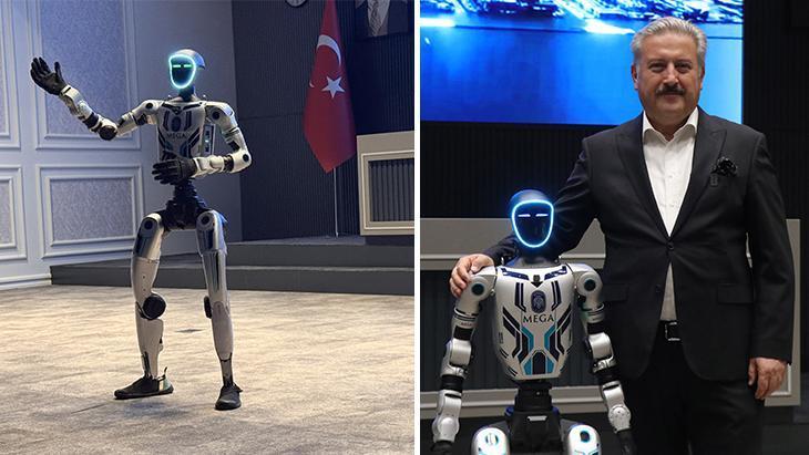 İnsansı robot ‘MEGA’, Melikgazi Belediyesi’nde işe girdi!