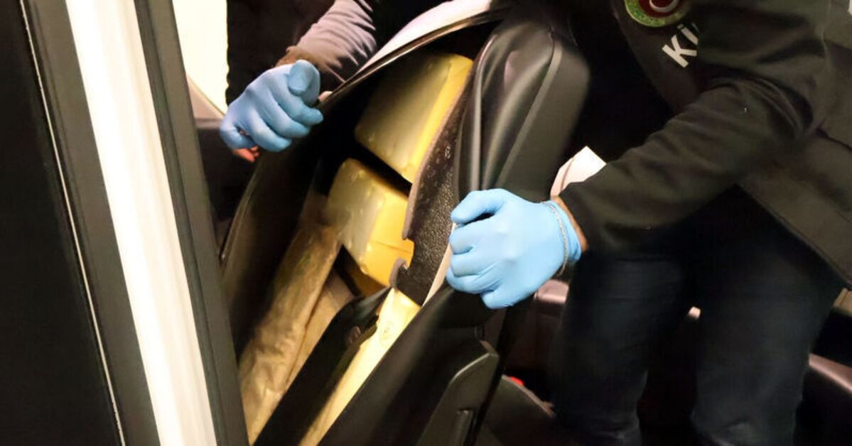 Kapıkule’de TIR’da 50 kilo 506 gram uyuşturucu ele geçirildi