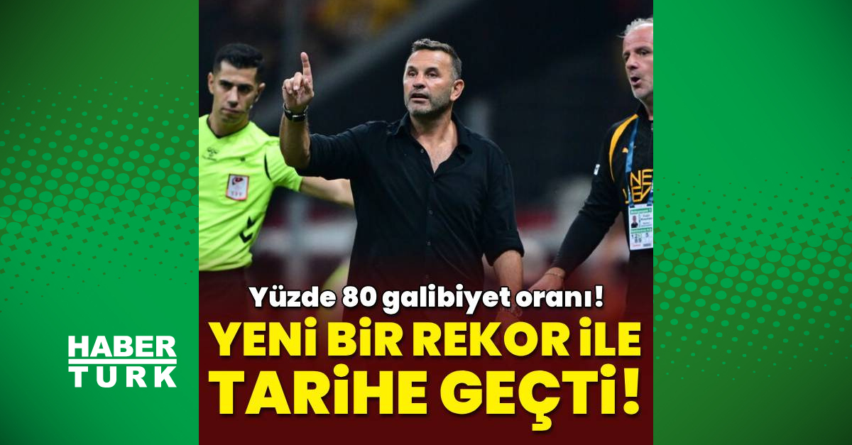 Okan Buruk’tan tarihi rekor! Yüzde 80 galibiyet oranı
