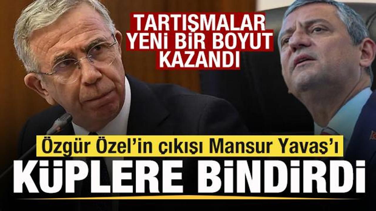 Özgür Özel’in çıkışı Mansur Yavaş’ı kızdırdı! Tartışmalar yeni bir boyut kazandı