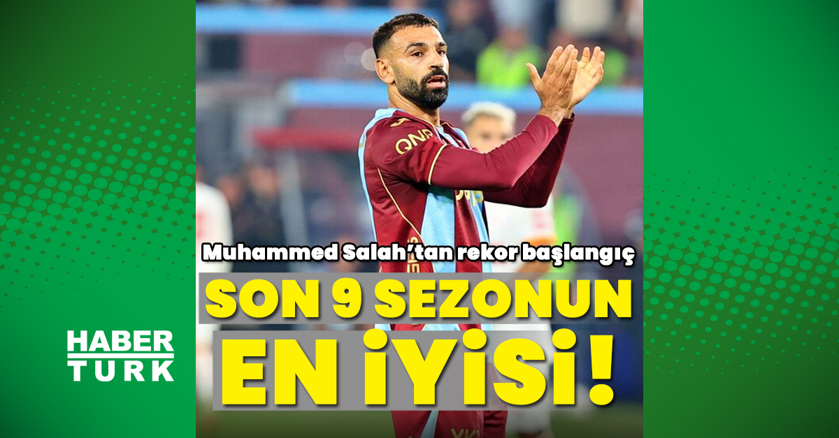 Trabzonspor’da son 9 sezonun en iyisi Salah!