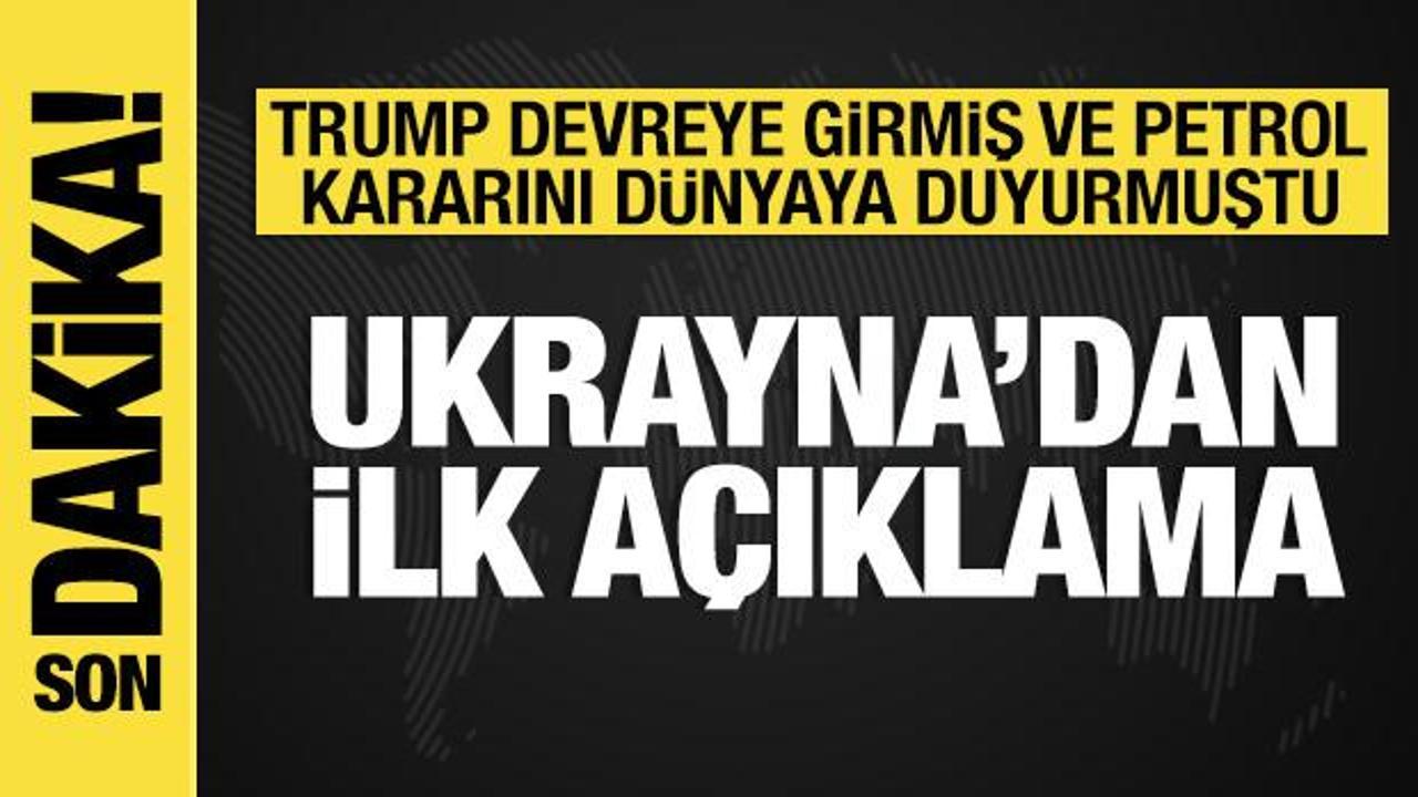 Trump devreye girmişti: Ukrayna’dan ilk açıklama geldi