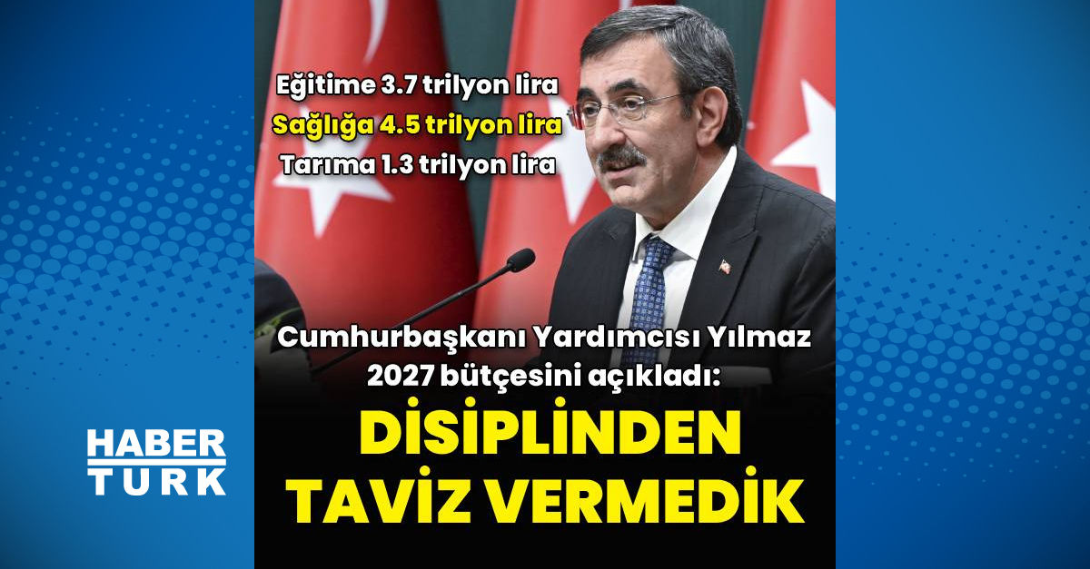 2027 bütçe açığı beklentisi yüzde 3.5